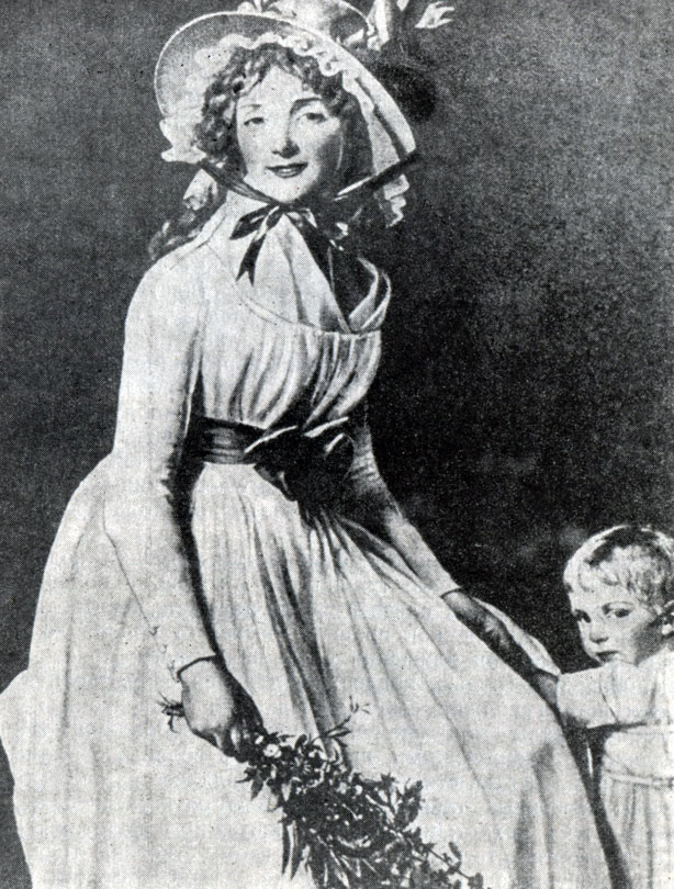 Ил. 2. Платье á la paysanne. Ж. Л. Давид. Портрет мадам де Серизья, 1795 г. (J. Wilhelm, Histoire de la Mode, Paris 1955, s. 12.)