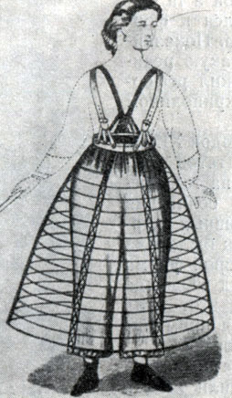 Ил. 5. Американская реформированная одежда. Проект Марии Джонс, 1869 г. (Jw., il. 98 i 99.)