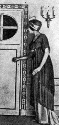 Ил. 88.	Платье и головной убор по восточным мотивам. Модель Пуаре, 1911 г. ('Art et Decoration', 1911, nr 4)