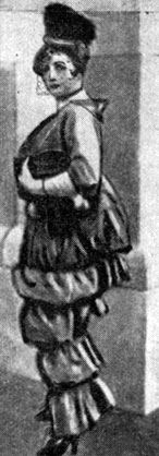Ил. 89.	Платье в стиле 'узкой моды' по восточным мотивам. Парижская модель, 1914 г. (Stern, jw., tabl. 9)