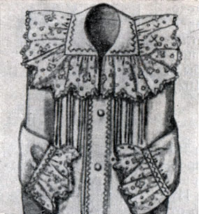Ил. 104. Ночная рубашка, открываю щая шею, 1911 г. (Jw)